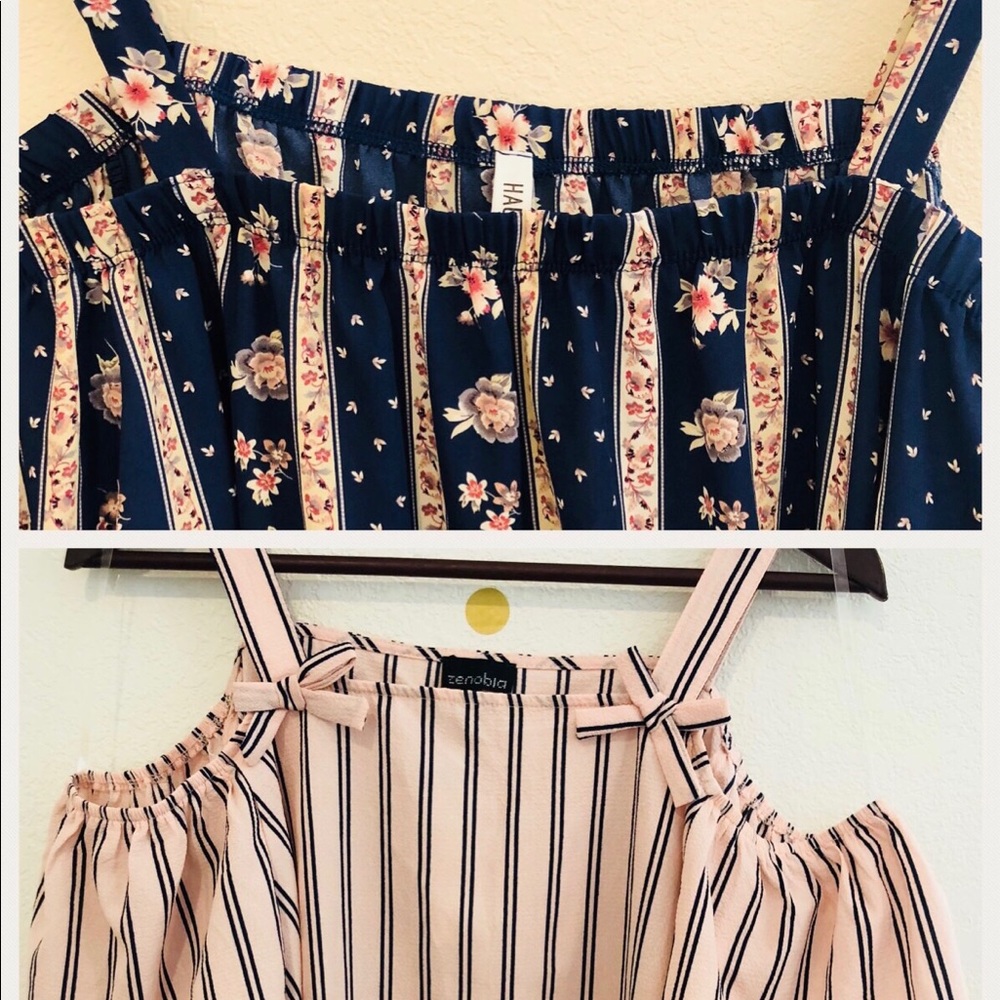 Two NWT off the shoulder blouses